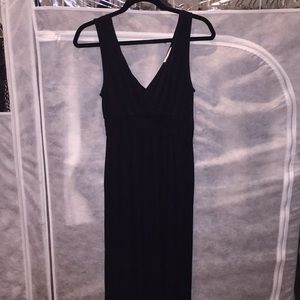 Black maxi dress